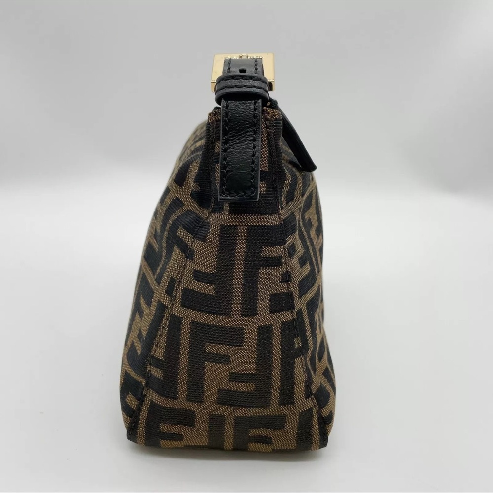 Authentic FENDI Zucca Pattern Hand Bag / Pouch - Picture 10 of 13